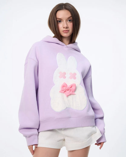 Sweet Rabbit Hoodie - Purple
