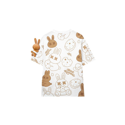 Cookie Rabbit Tee - White