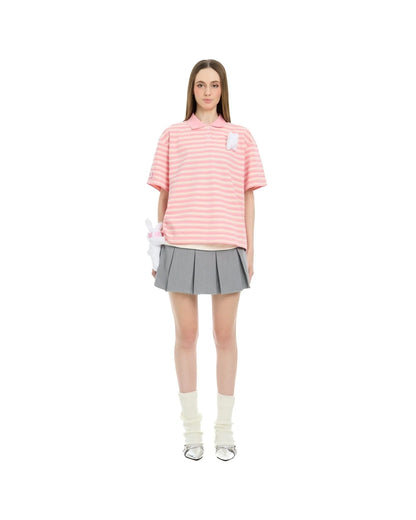 Chillin Rabbit Skirt - Grey
