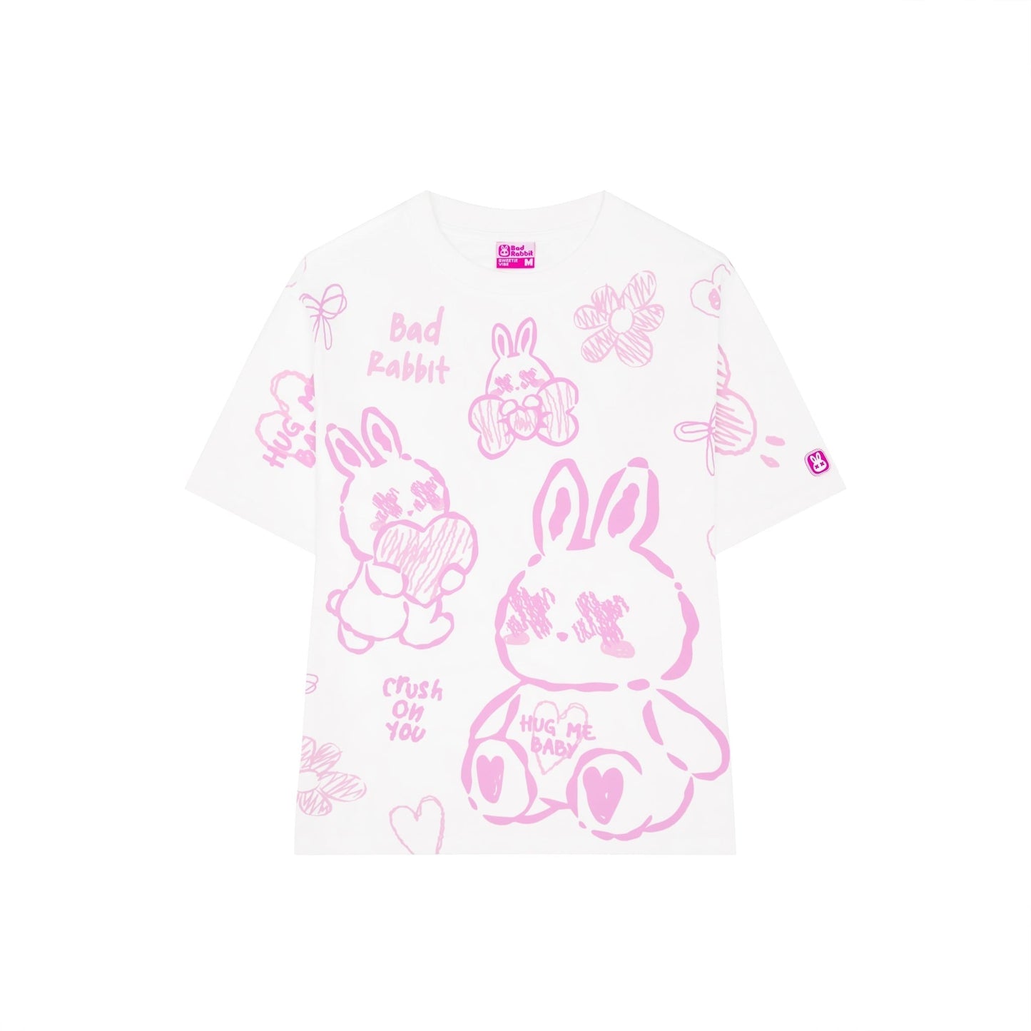 Adore Rabbit Tee - White