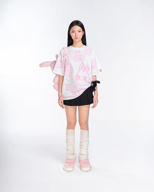 Adore Rabbit Tee - White