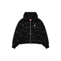 Summer Rabbit Boxy Hoodie - Black