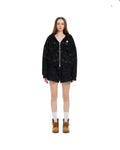 Summer Rabbit Boxy Hoodie - Black
