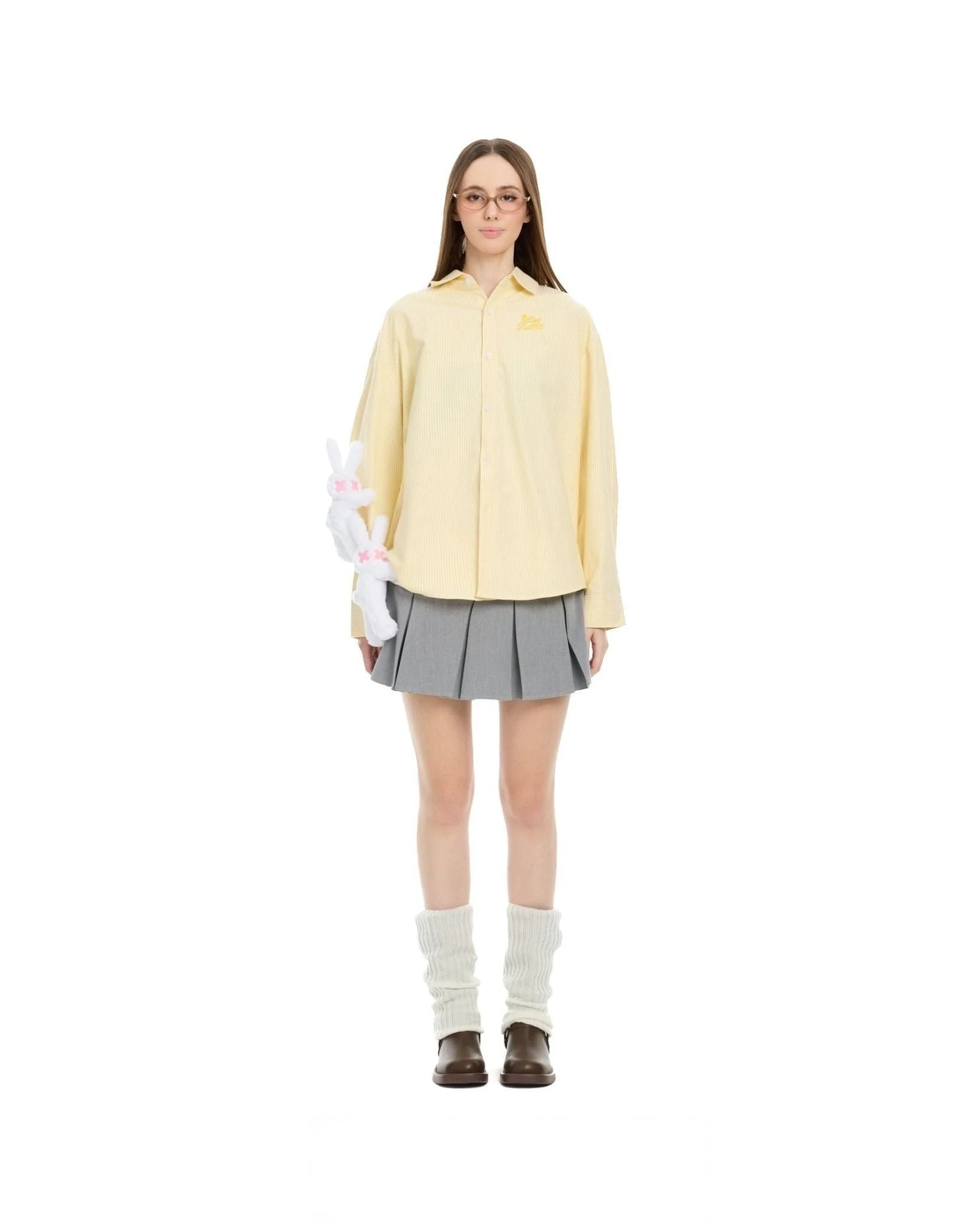 Fruity Rabbit Shirt - Yellow