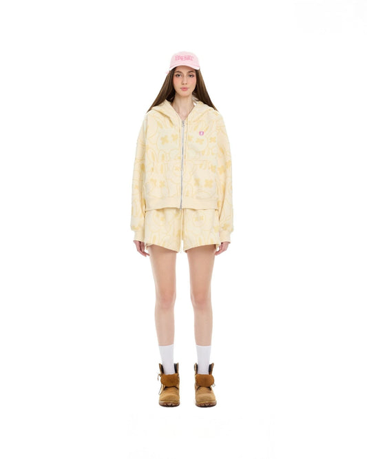 Summer Rabbit Boxy Hoodie