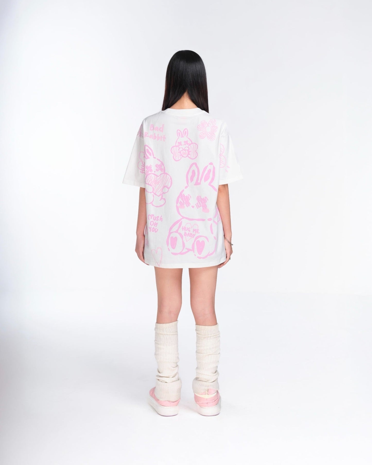 Adore Rabbit Tee - White