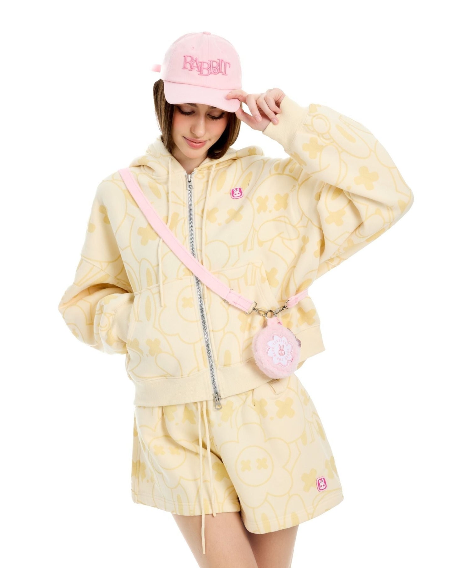 Summer Rabbit Boxy Hoodie