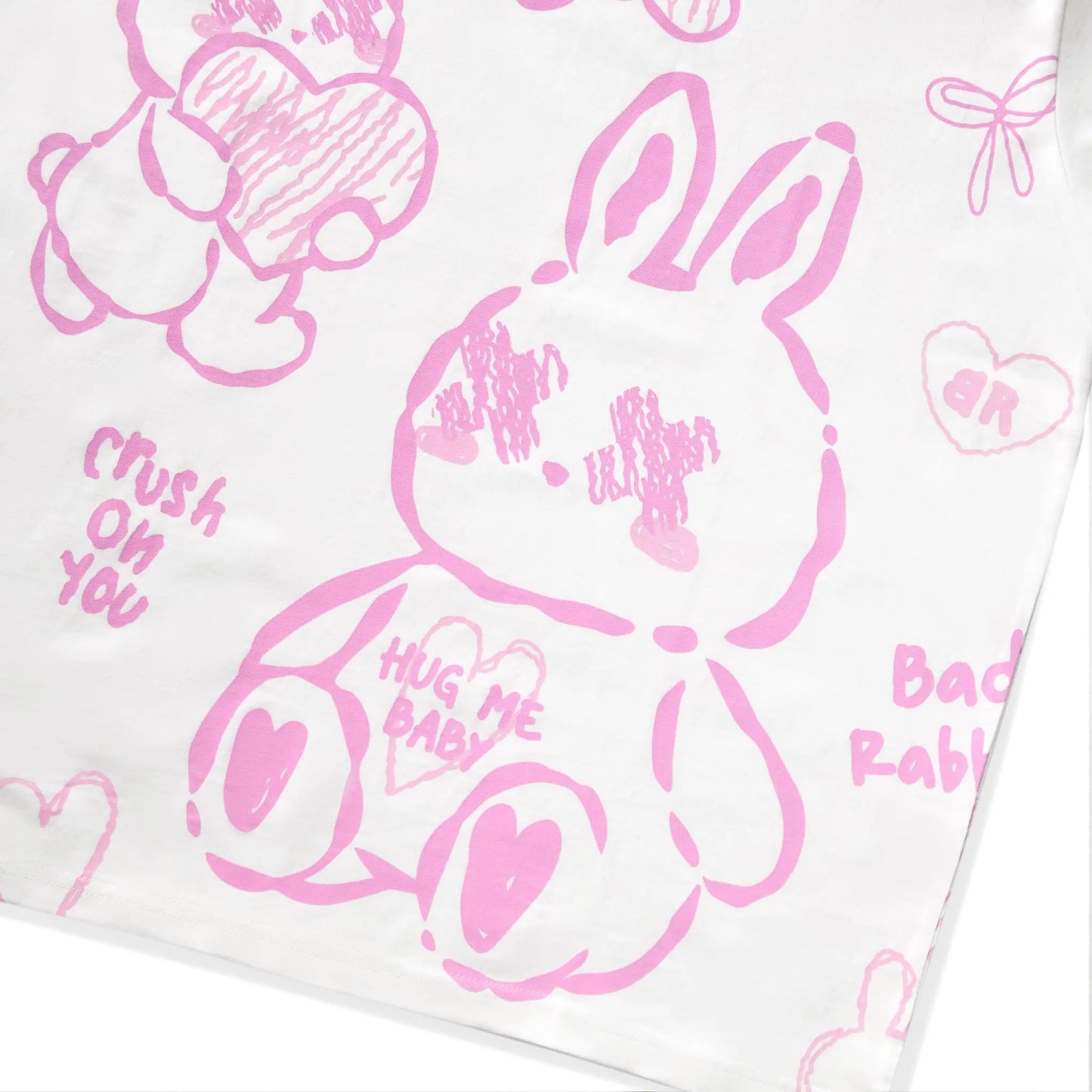 Adore Rabbit Tee - White
