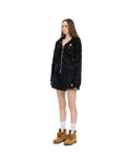 Summer Rabbit Boxy Hoodie - Black