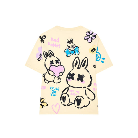 Adore Rabbit Tee - Cream