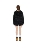 Summer Rabbit Boxy Hoodie - Black