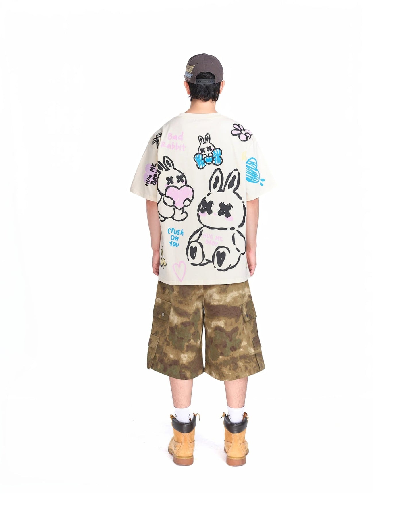Adore Rabbit Tee - Cream