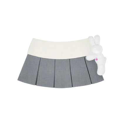 Chillin Rabbit Skirt - Grey