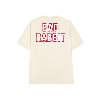 Festive Rabbit Tee - Cream