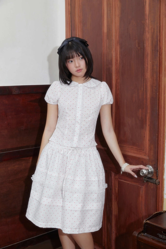 Evelyn Polkadot Skirt