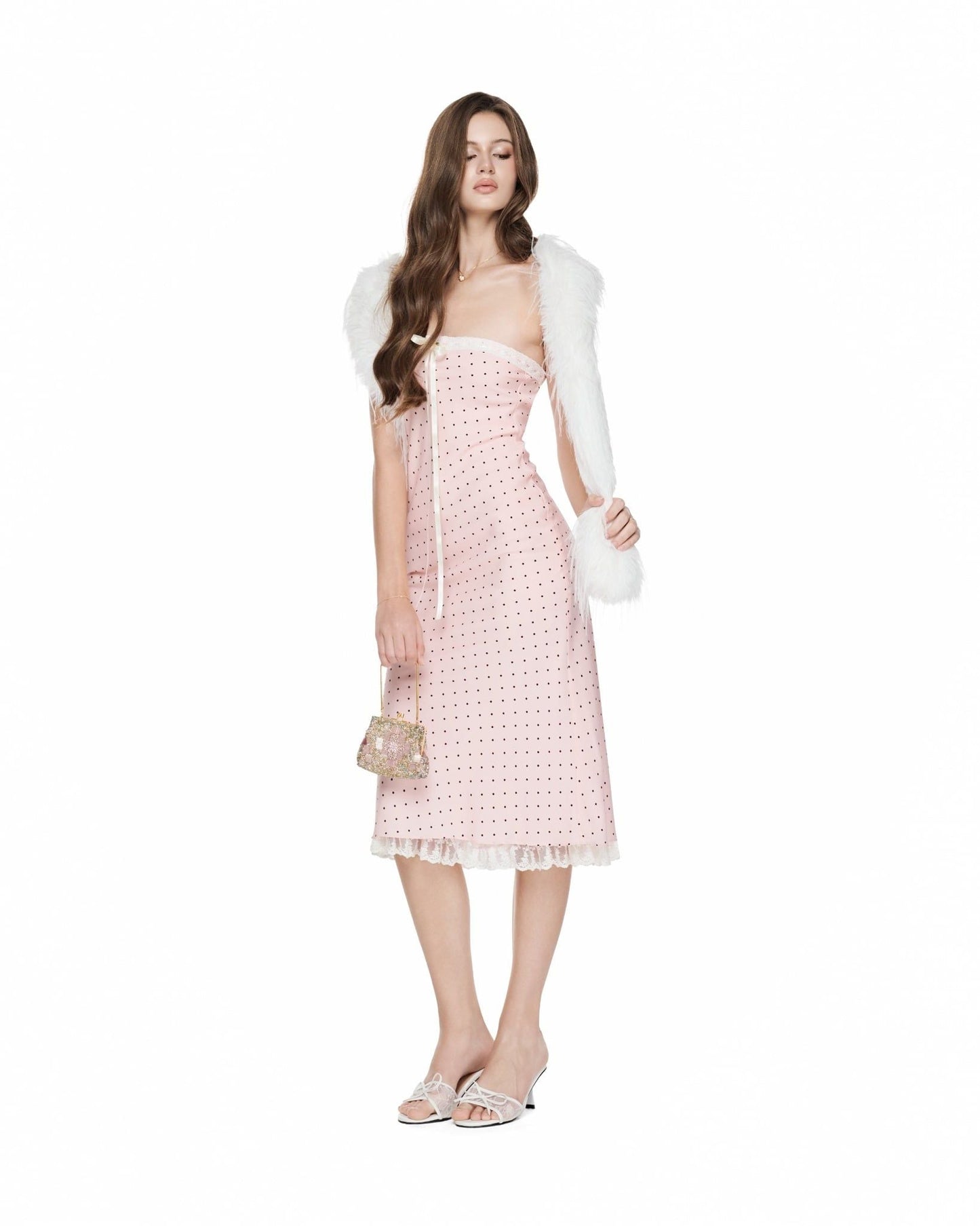 Rose on Rose silky dress