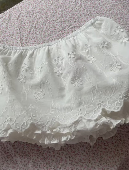 Lace Mini Skirt
