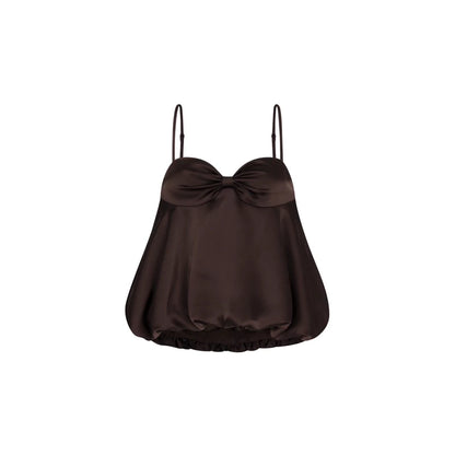 Satin Bow Bubble Top