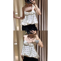 Satin Bow Bubble Top