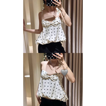 Satin Bow Bubble Top