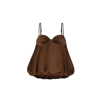 Satin Bow Bubble Top