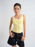 Polkadot Yellow Top