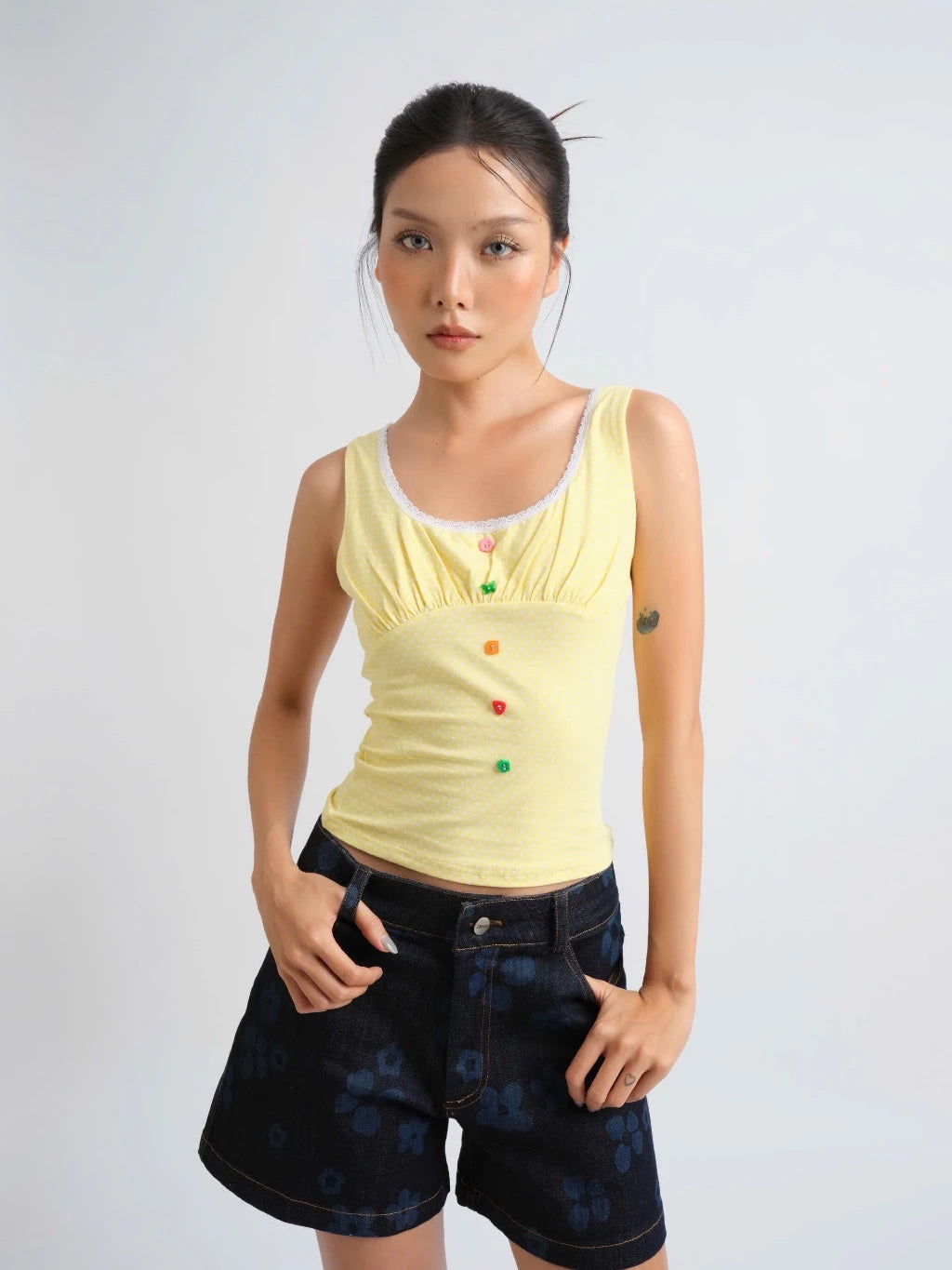 Polkadot Yellow Top