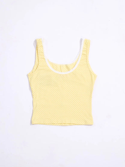 Polkadot Yellow Top