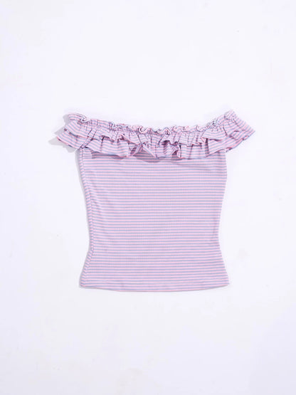Ruffle Pink Top