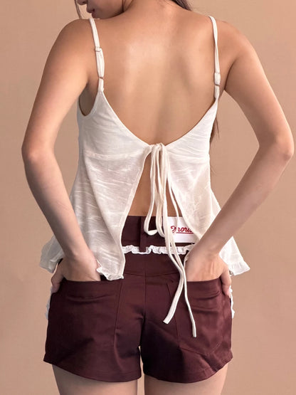 Ruffle Hem Top