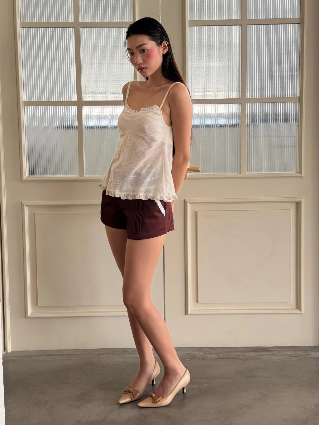 Ruffle Hem Top