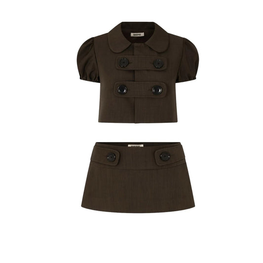 Double Button Puff Set