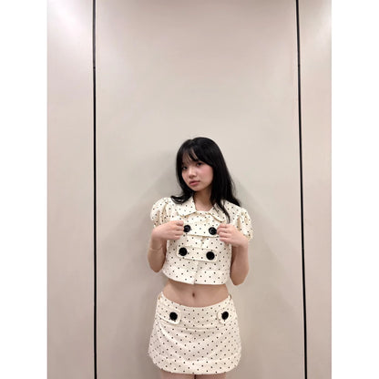 Double Button Puff Set