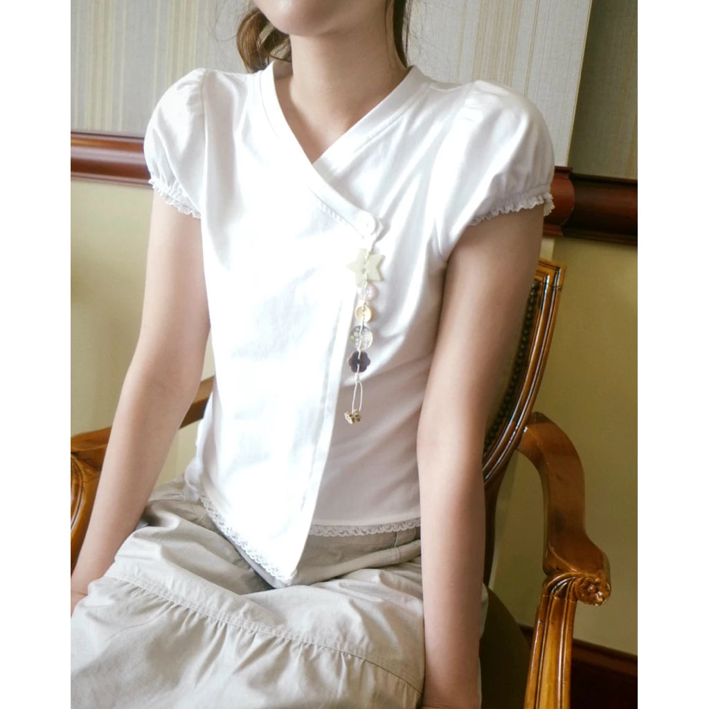 Petit Button Top