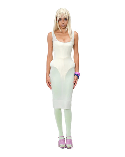 Pastel Sheer Cover Dress