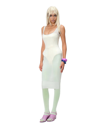 Pastel Sheer Cover Dress