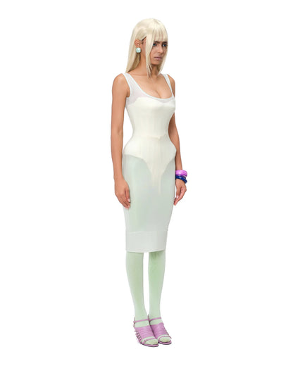 Pastel Sheer Cover Dress