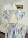 Alina Dress – Moonlight Check