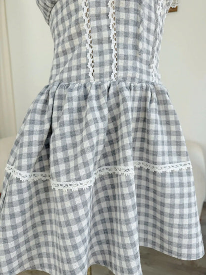 Alina Dress – Moonlight Check