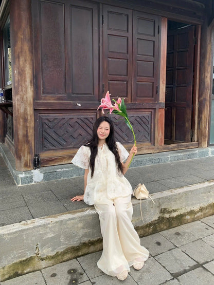 May Cream Top