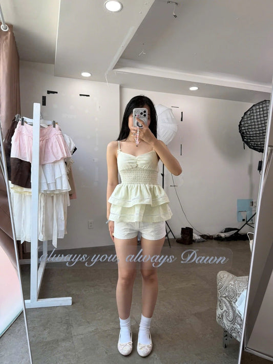 Jennie Mint Top
