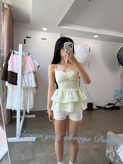 Jennie Mint Top