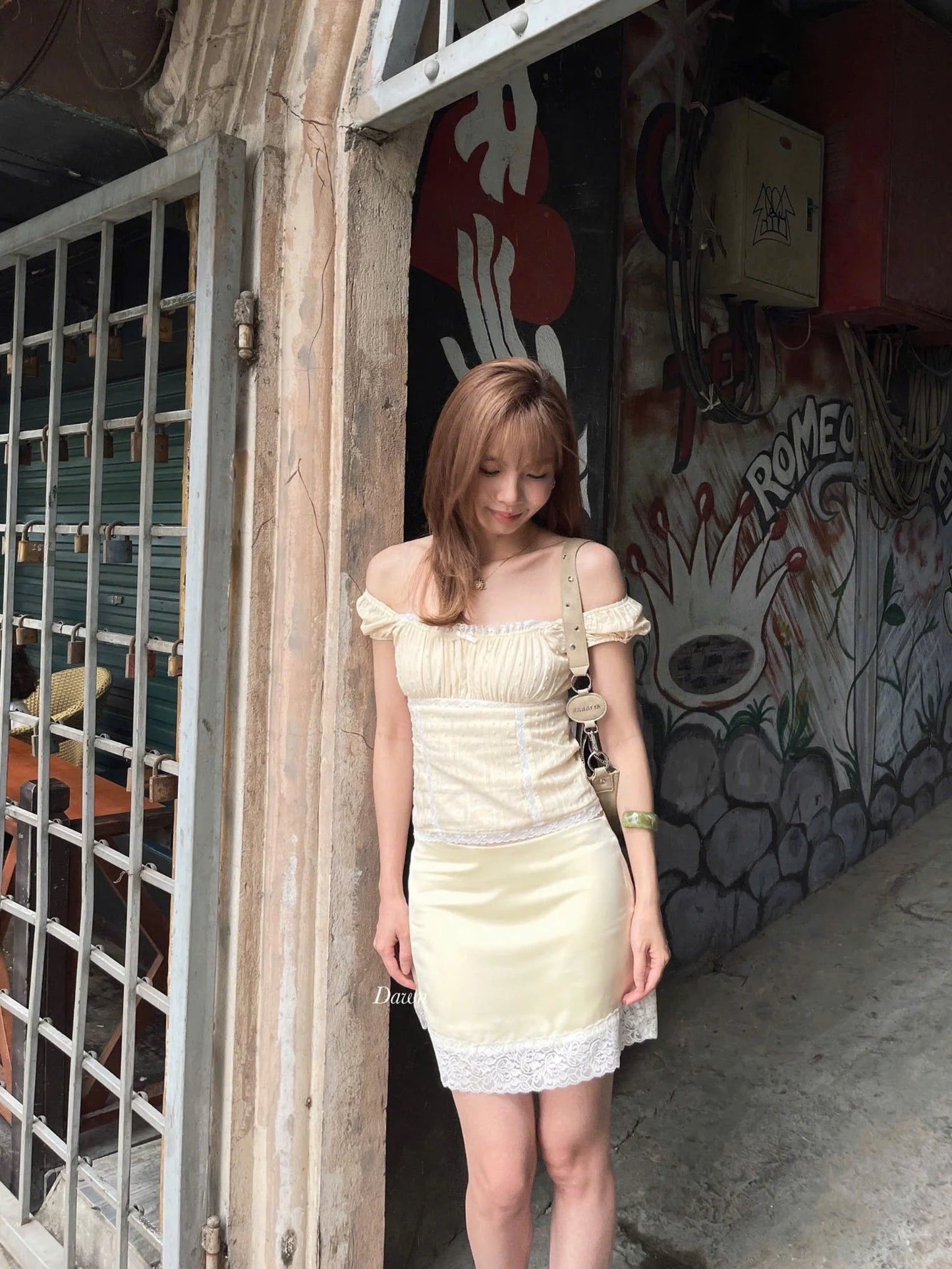 Cynthia Cream Top