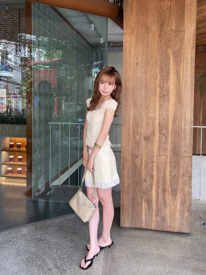 Cynthia Cream Top